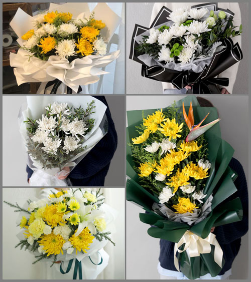 海南海口市龙华区龙桥镇龙洪村白事花束代送